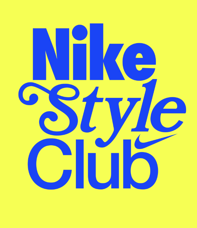 This is a bold, high-contrast logo design utilizing a strong sans-serif typeface for the main text, complemented by a flowing script element. The design is clean and modern, immediately evoking a sense of athletic branding and established quality.