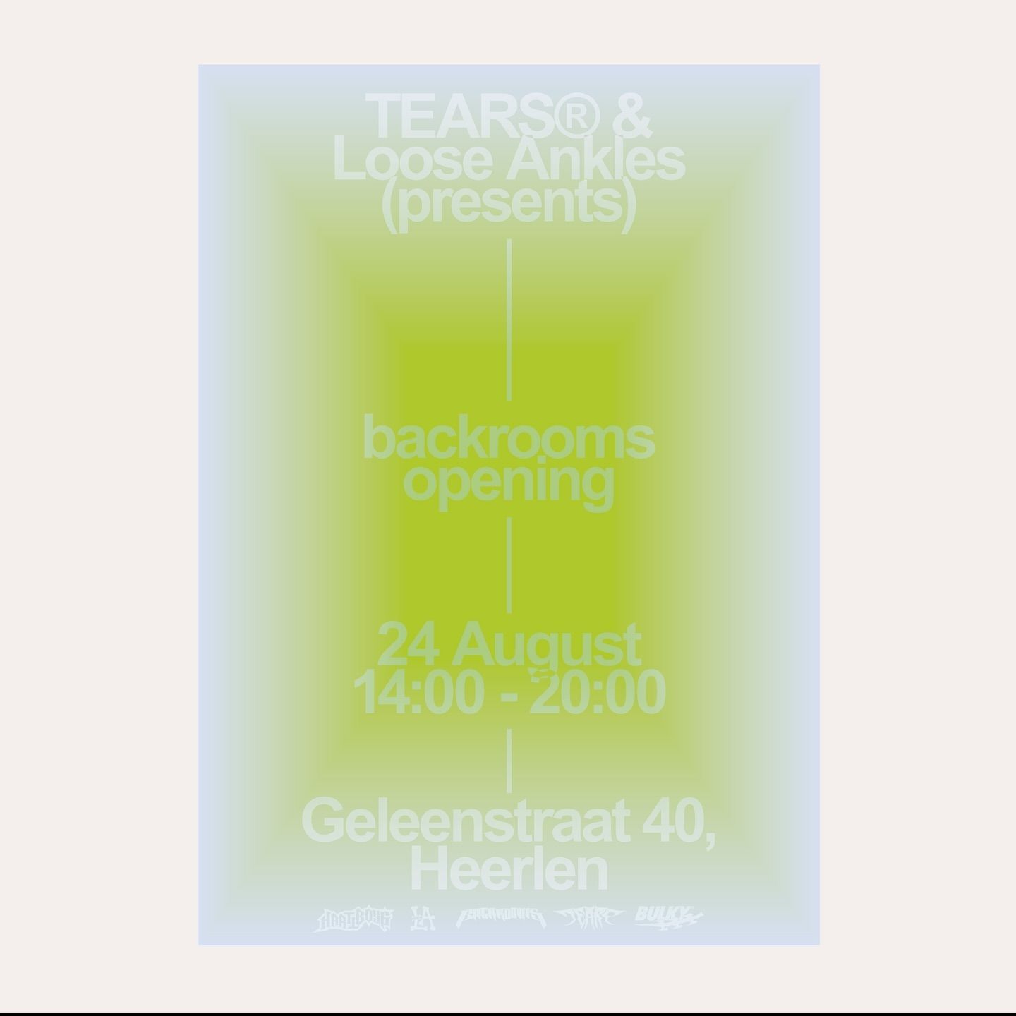 This design utilizes a soft vertical gradient of pale greens and yellows to create an ethereal and inviting atmosphere. The visual language is clean and minimalist, relying on subtle color shifts to guide the eye through the layered information.