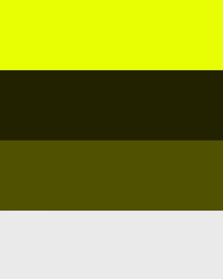 This image presents a stark, horizontal block pattern utilizing a limited, muted color palette. The design relies on strong, flat color fields to create a sense of structure and deliberate contrast between the bands.