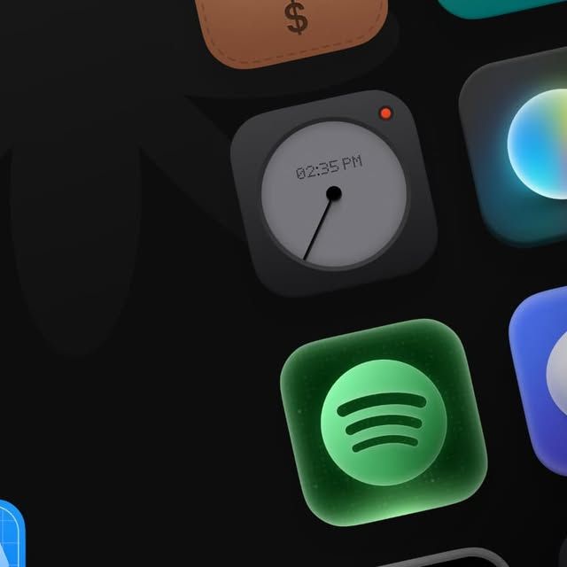 This image showcases a modern, dark-mode interface filled with distinct, softly glowing UI elements and icons. The visual language emphasizes clean lines, subtle gradients, and high contrast to create a sophisticated and functional aesthetic. The overall feel is slick, professional, and deeply immersive.