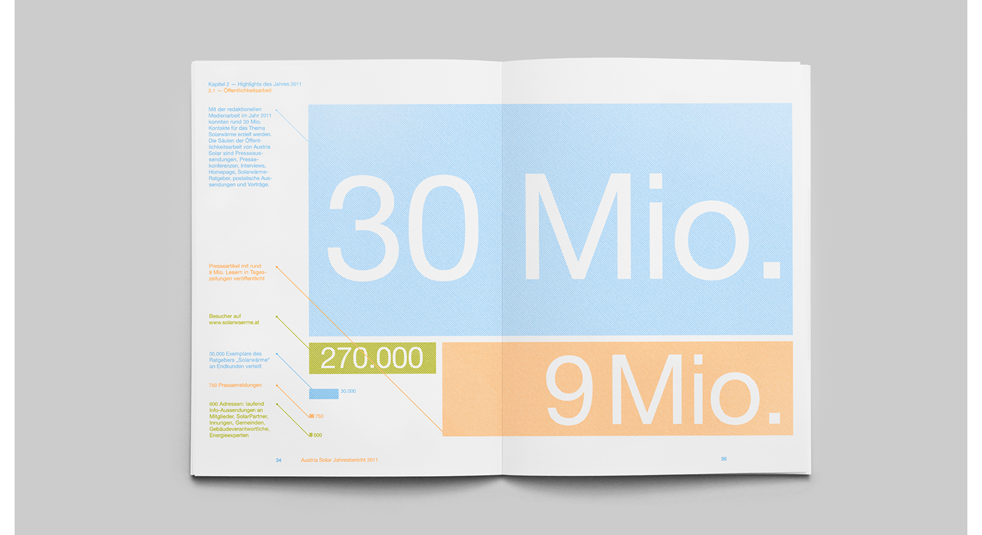 The design features a clean, minimalist layout dominated by large, bold typography set against a light background with soft pastel accents. It employs ample white space to create a sense of openness and modern clarity.