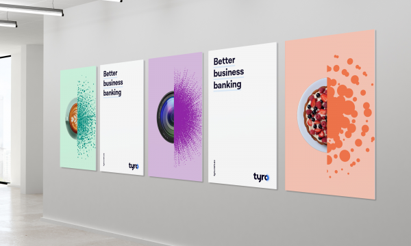 This is a clean, modern presentation of service offerings using a horizontal series of vertical panels. The design employs a minimalist aesthetic with soft color gradients and subtle texture overlays, suggesting professionalism and contemporary service.