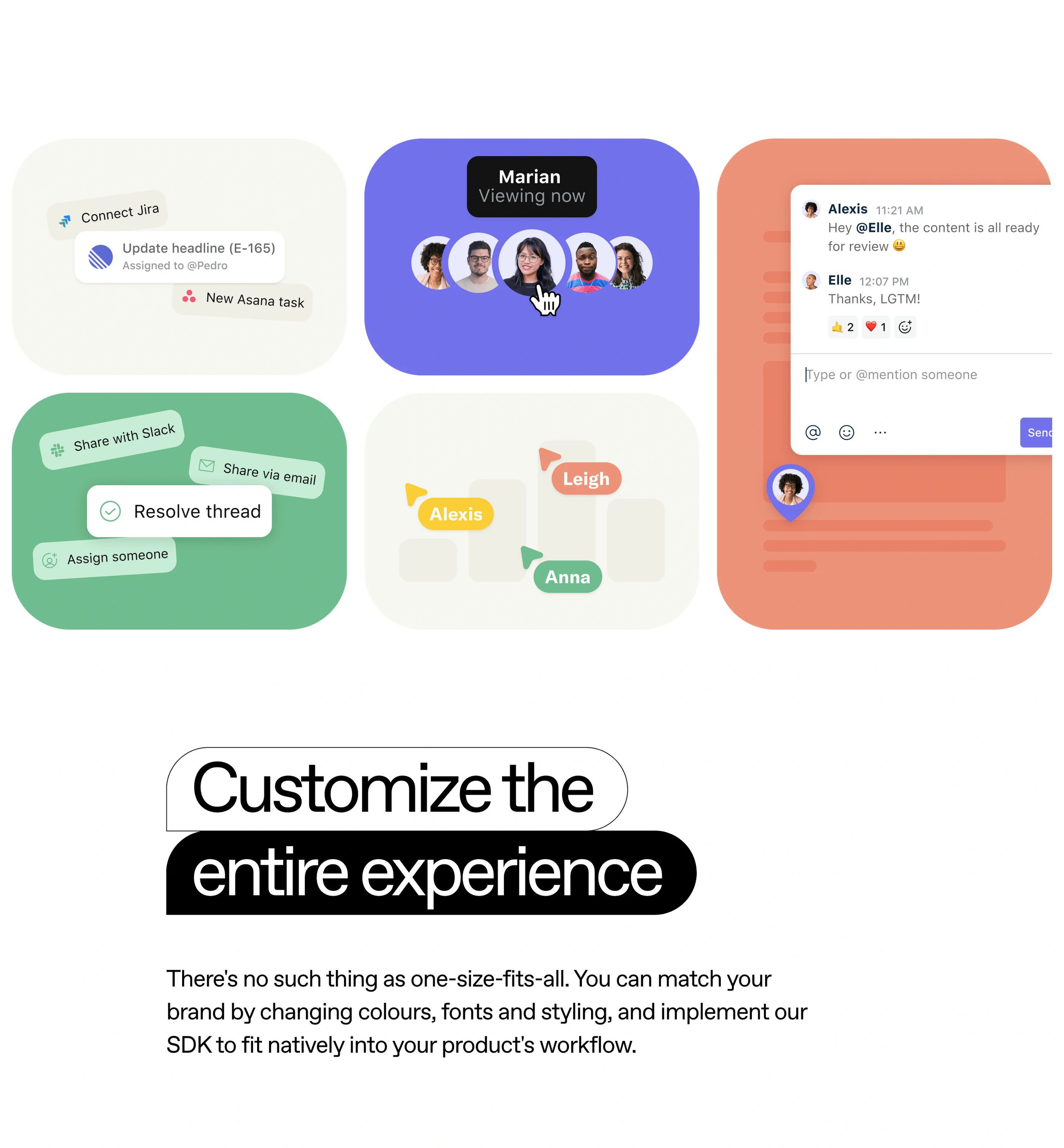 This design showcases a clean, modern card-based user interface emphasizing clarity and functionality. The visual language relies on soft gradients, rounded corners, and subtle shadows to create depth while maintaining a professional and approachable feel. The layout is organized, presenting various features in an easily digestible grid format.