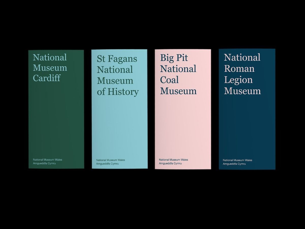 This design uses a structured, minimalist approach characterized by distinct color blocking and clean typography to present institutional information. The visual language is professional and calm, relying on sophisticated muted tones and ample negative space for clear hierarchy.