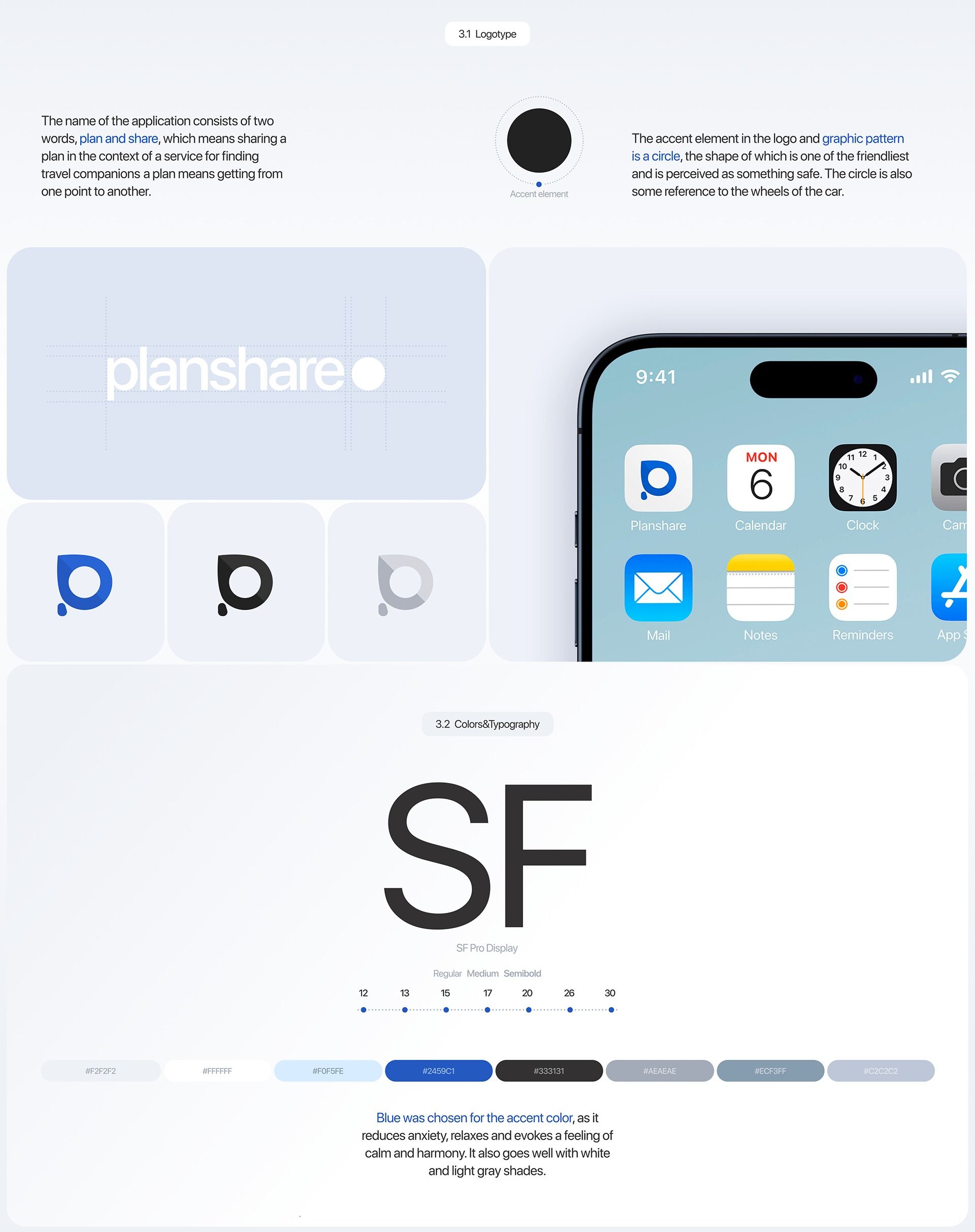 The design exhibits a clean, modern, and minimalist aesthetic, relying heavily on white space and subtle grayscale tones to convey professionalism and simplicity. The visual language is restrained, focusing on clear iconography and legible typography.