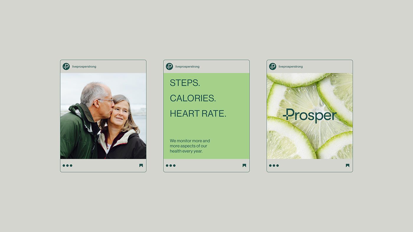 This design features a clean, modern interface utilizing soft pastels and vibrant natural greens to convey a sense of wellness and vitality. The visual language is minimalist, relying on clear typography and evocative imagery to promote health tracking and positive outcomes.
