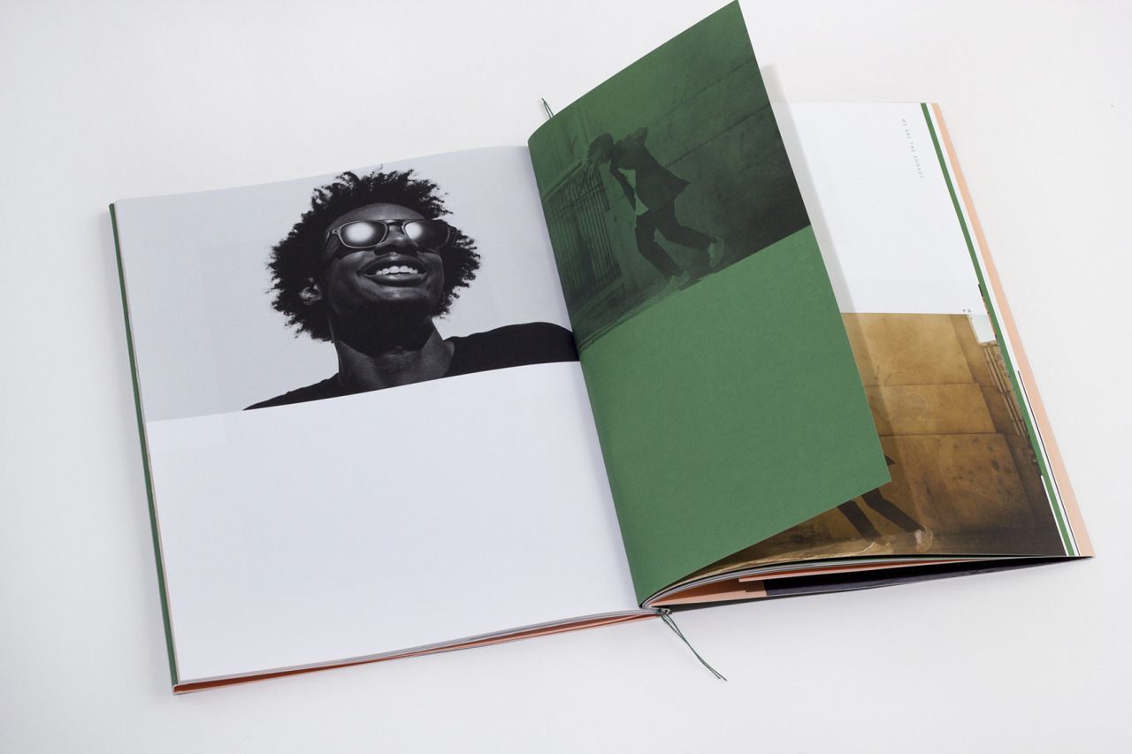 Magazine spread design featuring elegant layout with mixed typography and imagery. Professional publication design with balanced composition and thoughtful use of white space. Demonstrates print design excellence with cohesive visual storytelling.