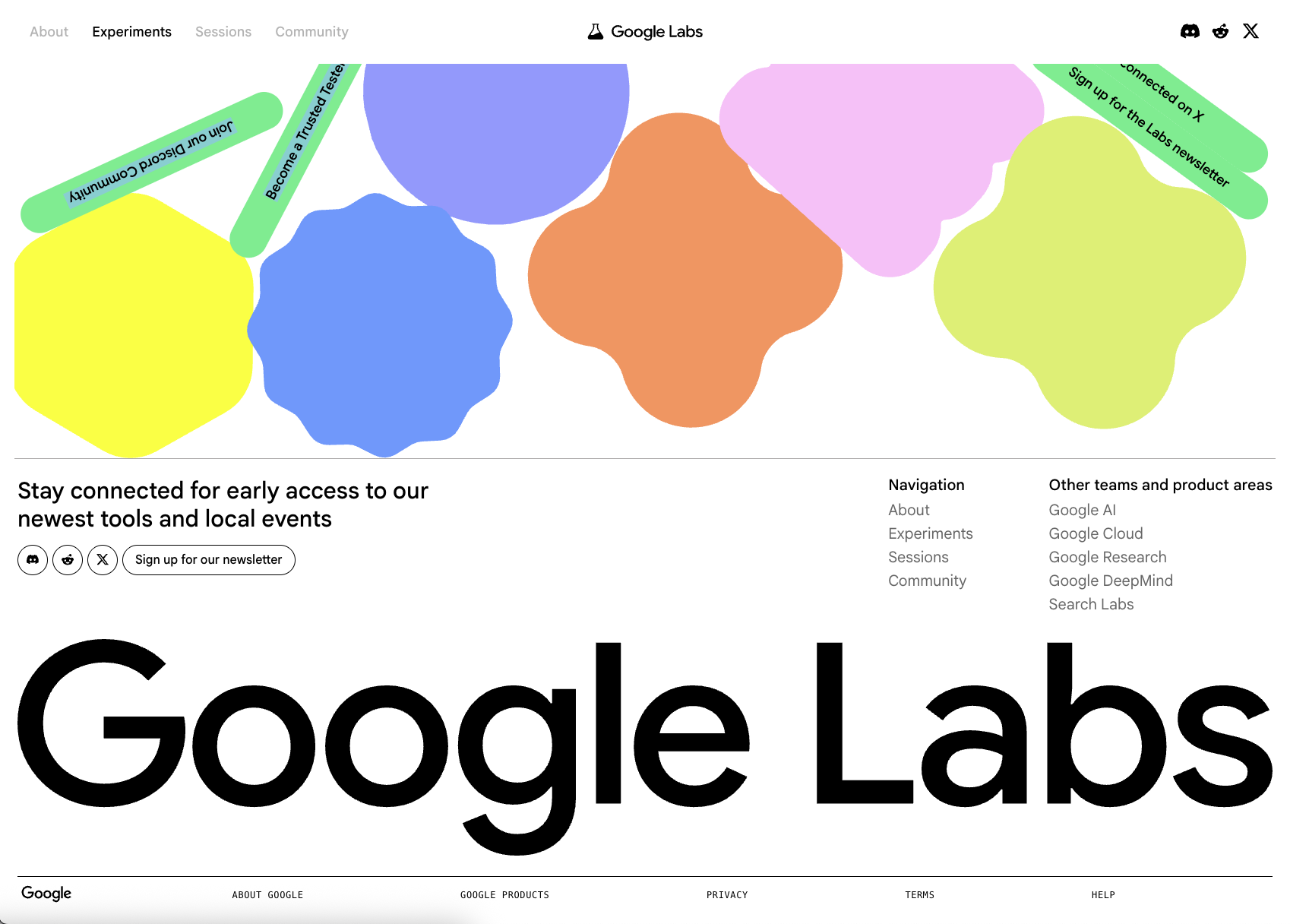 The design is clean, modern, and utilizes a vibrant, soft color palette to create an inviting and accessible user experience. It employs ample white space and distinct, rounded shapes for interactive elements, suggesting a friendly and collaborative platform.