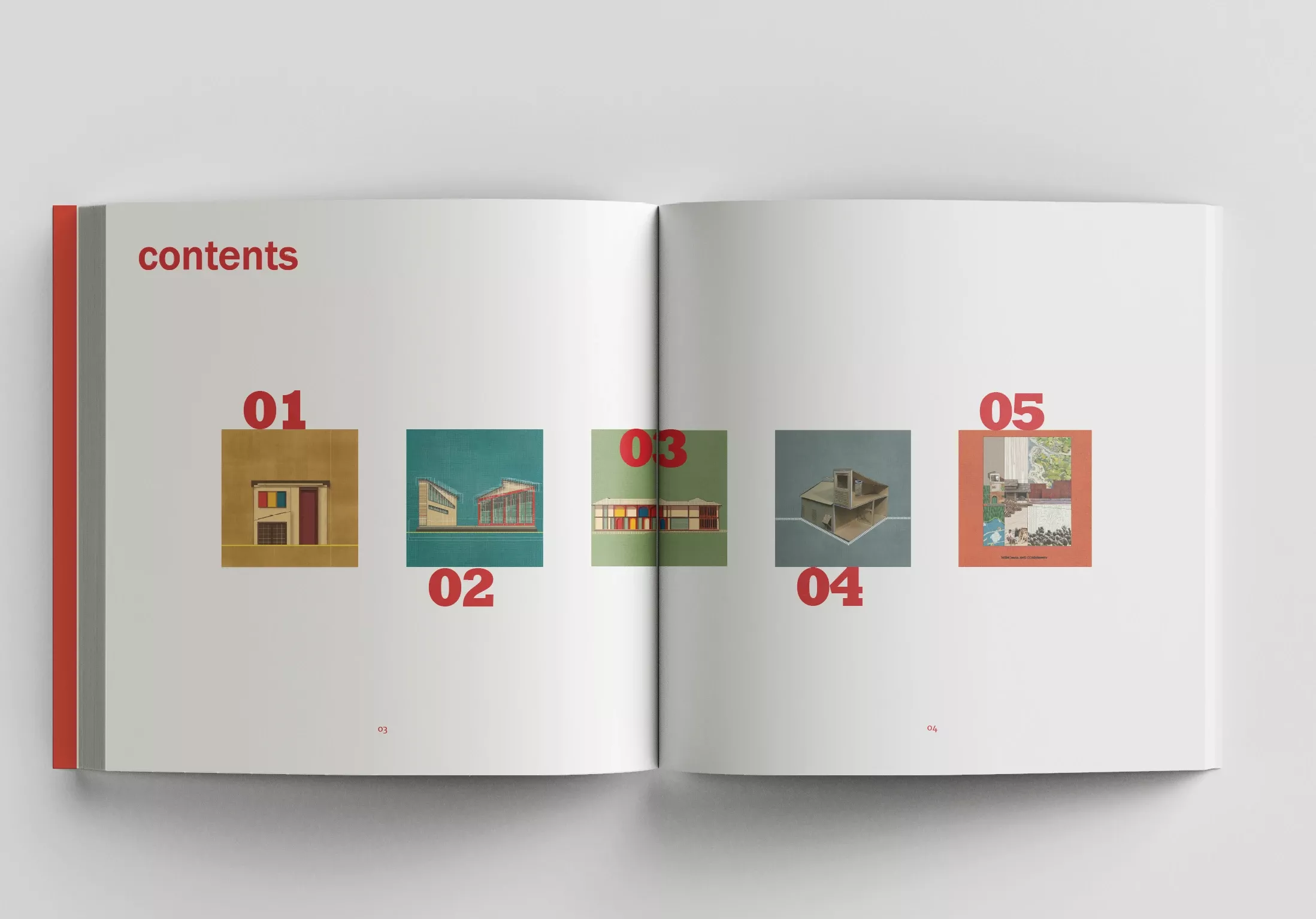 This design exhibits a clean, editorial aesthetic characterized by a restrained color palette and strong geometric organization. The visual language relies on clear segmentation and subtle earth tones to convey a sense of professionalism and structured information.