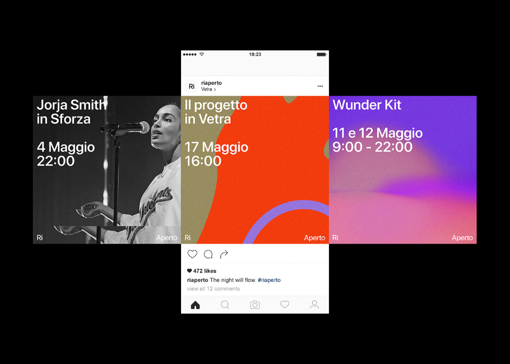 This design uses a vibrant, high-contrast color palette and clear geometric blocks to create an energetic promotional piece for an event. The visual language is modern and bold, successfully combining photographic elements with structured information to create a compelling call to action.