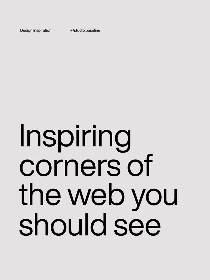 This is a minimalist and clean design featuring stark black text on a light gray background, emphasizing typography as the primary visual element. The layout is sparse and centered, conveying a sense of sophisticated simplicity and direct communication.