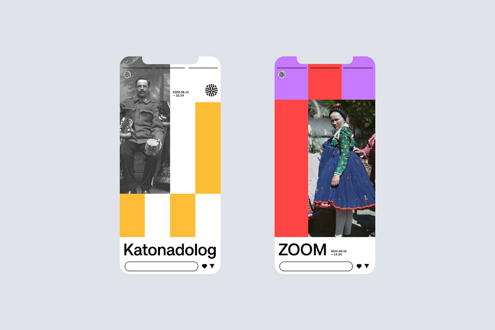 This design showcases a clean, modern aesthetic utilizing strong vertical color blocking and photographic elements. The visual language is minimalist yet bold, relying on sharp geometric divisions to separate content and branding. It successfully balances photographic imagery with clear, legible typography for a contemporary feel.