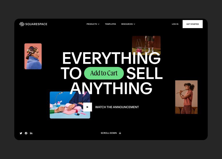 This design utilizes a dark mode aesthetic with high contrast to emphasize a strong, direct marketing message. The layout is clean and modern, employing clear typography and visual hierarchy to guide the user toward a specific call to action.