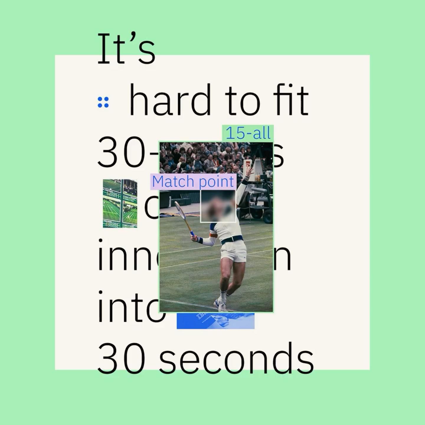 This design utilizes a clean, minimalist approach with clear segmentation to present fragmented instructional text alongside an action photograph. The visual language is light and fresh, using contrasting dark greens and purples to guide the viewer's eye through the information efficiently.