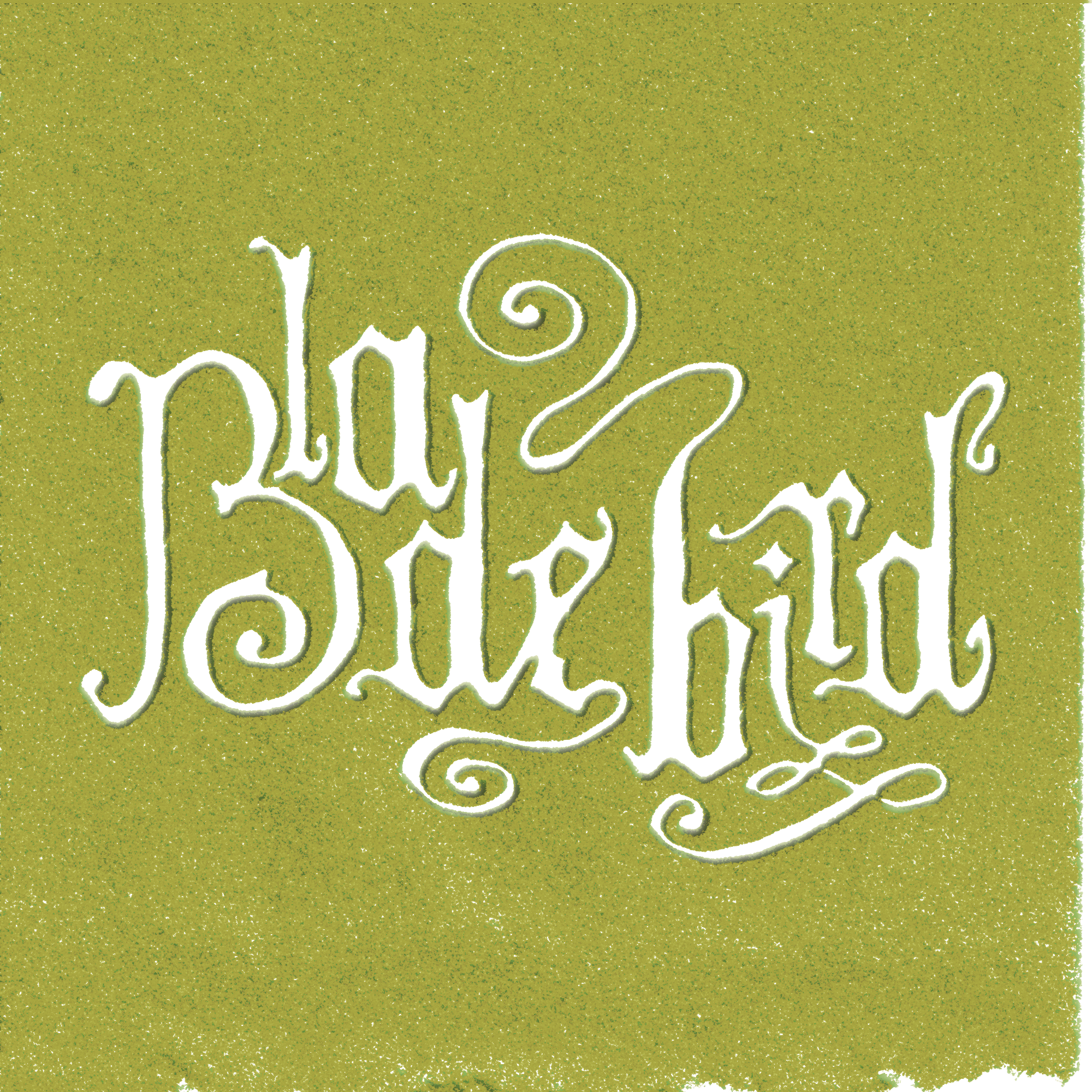 This is a vintage or retro-inspired typographic design featuring an ornate, flowing script for the word 'Blade'. The design evokes a sense of classic elegance mixed with a slightly aged or handcrafted feel, suitable for branding or decorative text.