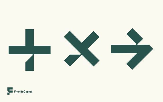 This design utilizes a clean, minimalist approach featuring simple geometric icons to represent concepts. The visual language is precise and modern, relying on negative space and strong lines for clear communication. The overall feel is professional, trustworthy, and highly organized.