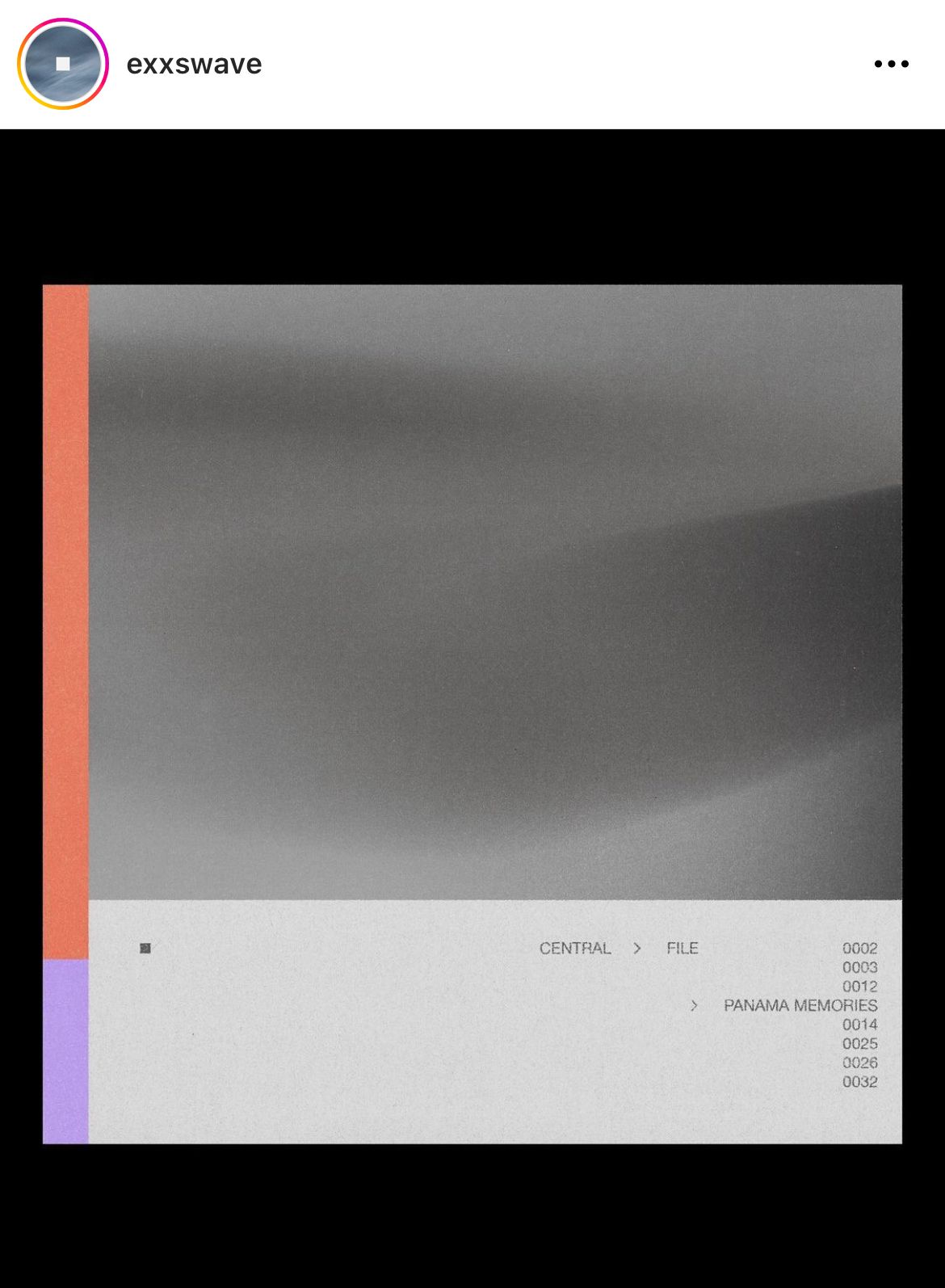 The image presents a minimalist, monochromatic interface with subtle gradients and structured text elements, suggesting a technical or archival display. The design relies heavily on negative space and subtle tonal shifts to create depth and focus.