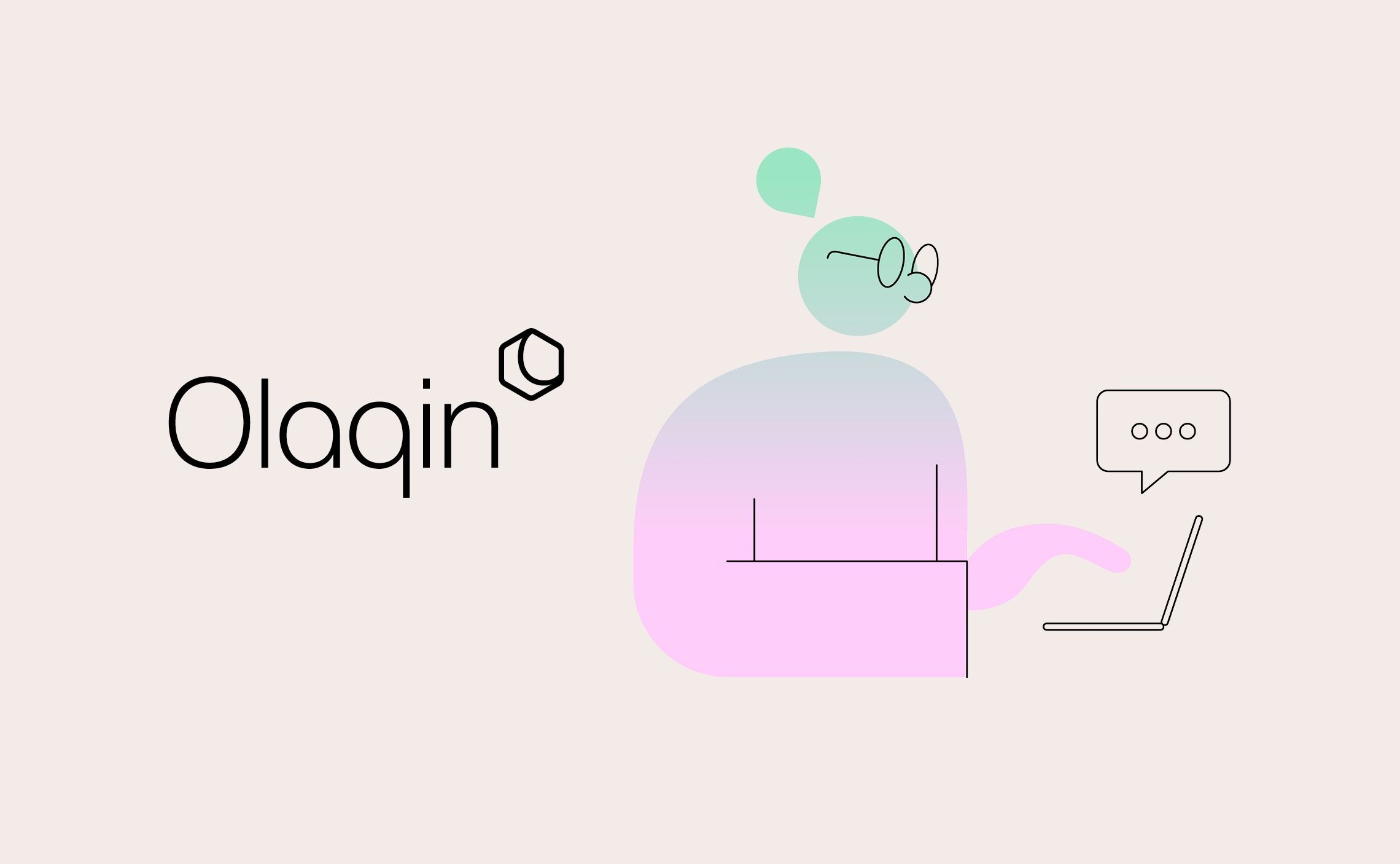 The image features a minimalist, light-toned design utilizing soft pastel gradients and simple line art to convey a sense of modern, approachable technology or innovation. The visual language is clean and airy, relying on negative space to keep the focus on the abstract representation of a concept.