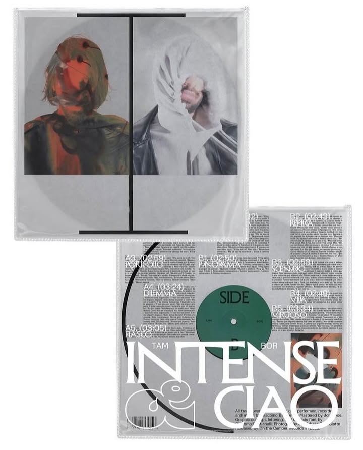 This design juxtaposes traditional fine art sketches with modern graphic elements, creating a sophisticated and intense visual narrative. The use of stark contrast and grayscale photography lends the piece an archival, moody, and highly professional aesthetic.