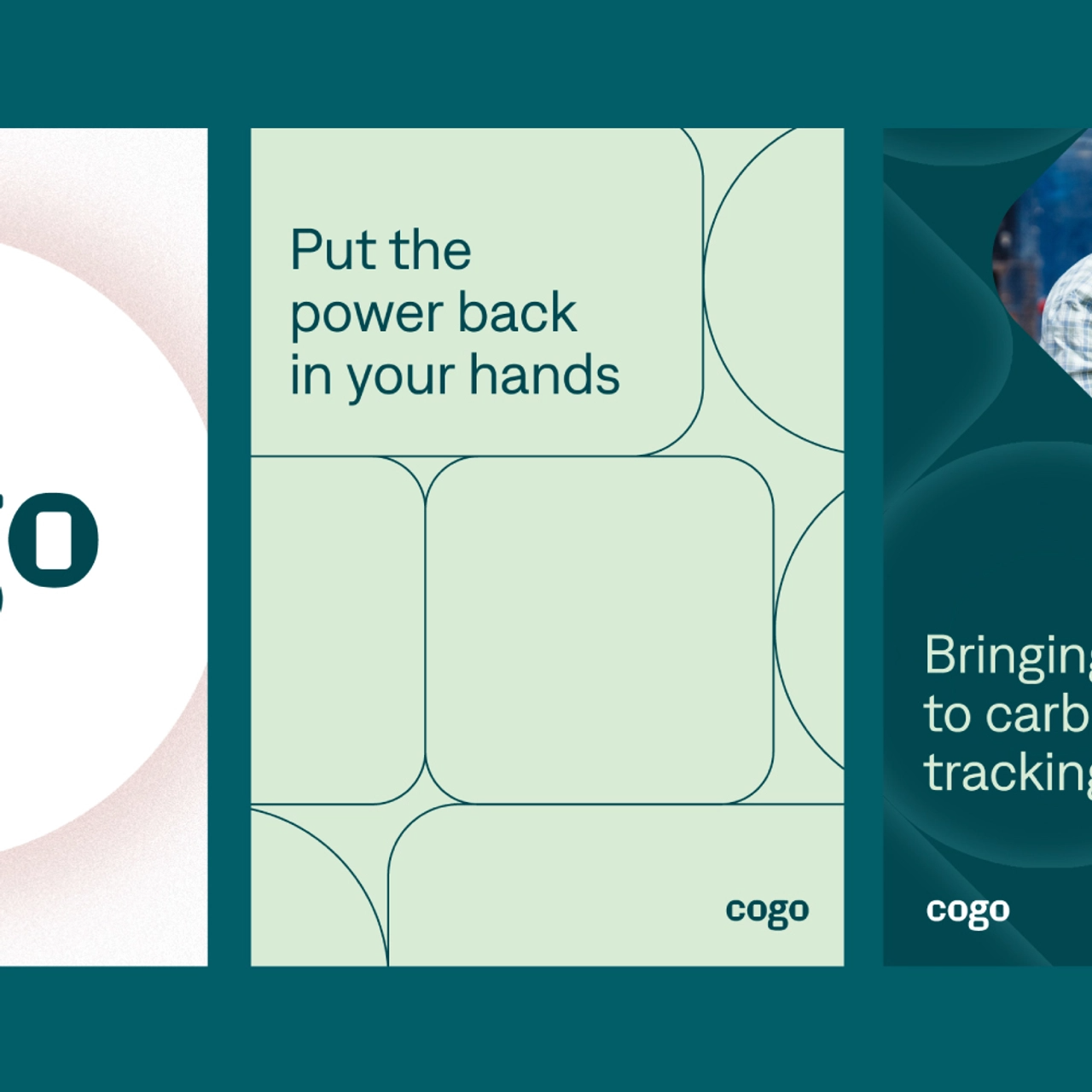 This design utilizes a clean, modern aesthetic characterized by soft geometric shapes and a muted, refreshing color palette. The visual language is minimalist and organized, relying on subtle gradients and structural lines to create depth.