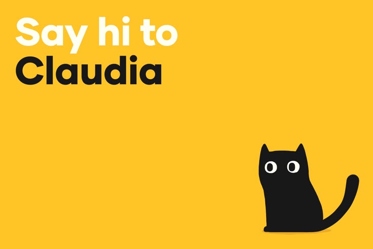 The design is minimalist and high-contrast, utilizing a bright, warm yellow background to draw immediate attention to the black text and silhouette. The composition is clean, focusing entirely on the textual prompt and a simple graphic element.