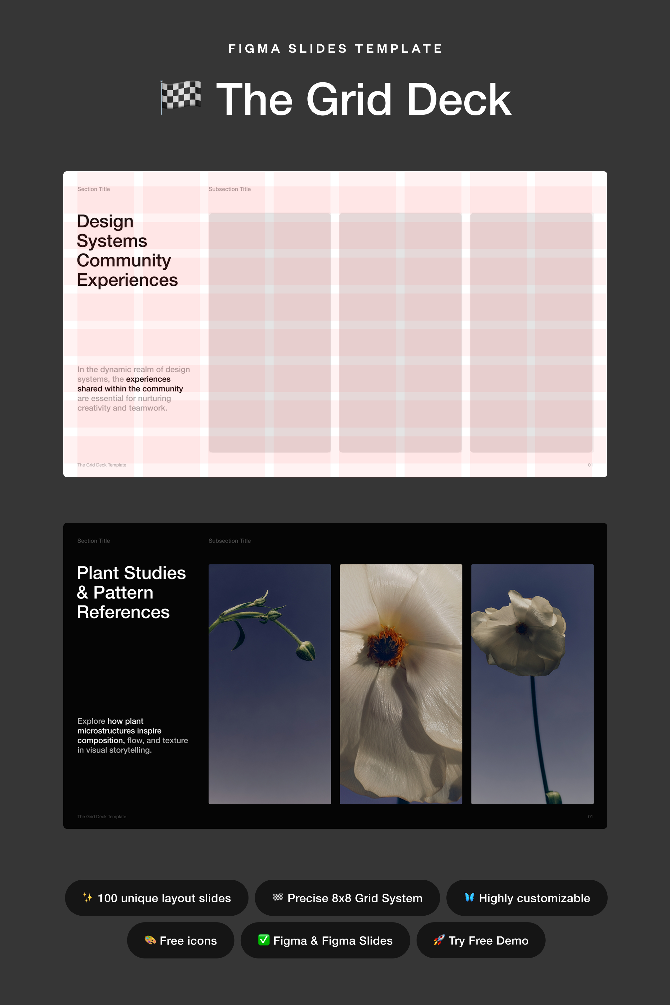 This is a clean, professional presentation template featuring a minimalist and structured design suitable for academic or business reports. The layout emphasizes clear segmentation and ample white space, conveying a sense of order and modern sophistication.