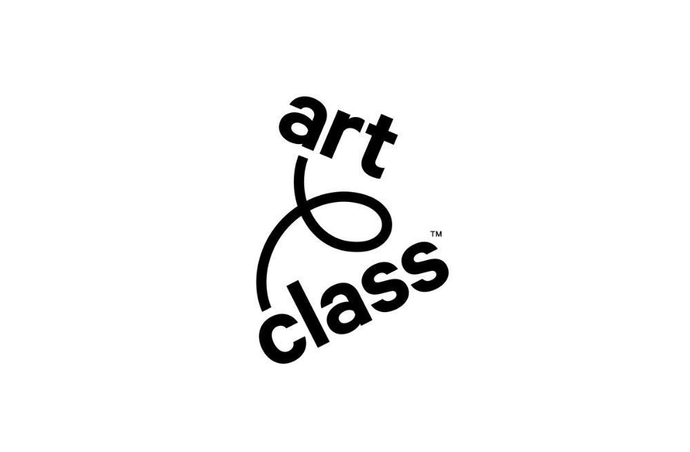 This logo utilizes a fluid, continuous line drawing to form the text, conveying a sense of movement and artistic connection. The design is minimalist and elegant, relying on negative space to emphasize the organic flow of the letters. It successfully merges typography with abstract line art for a sophisticated visual identity.