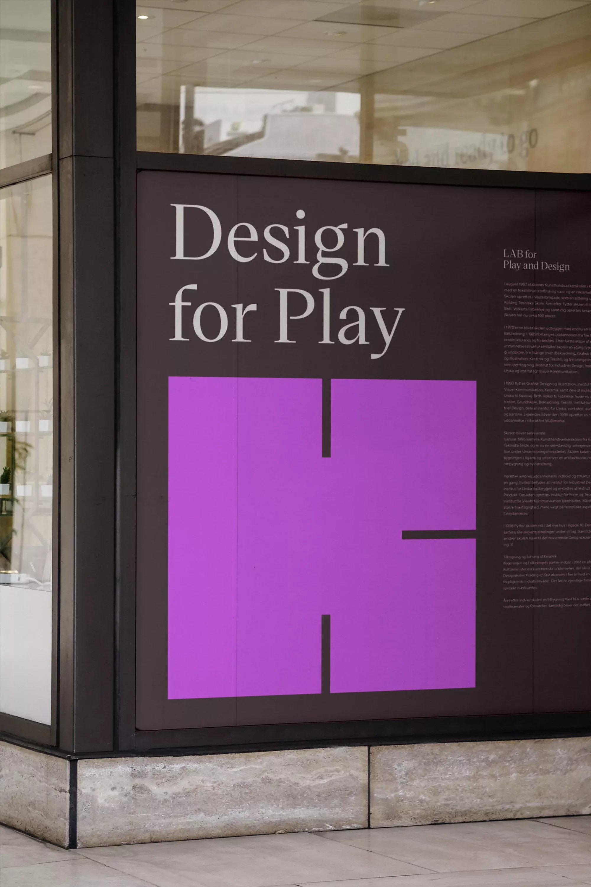 This design utilizes a strong minimalist aesthetic, relying on high contrast between dark backgrounds and bright typography to create immediate visual impact. The composition is clean, modern, and effectively uses a bold color accent to highlight the core message.