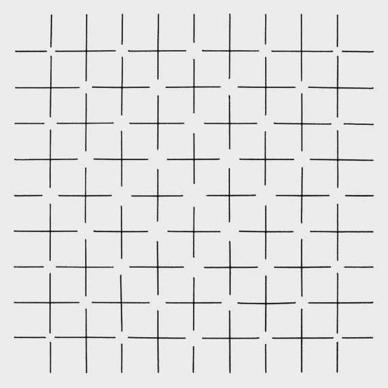 This image presents a stark, highly organized geometric grid composed of fine intersecting lines. The visual language is purely structural and systematic, emphasizing precision and order.