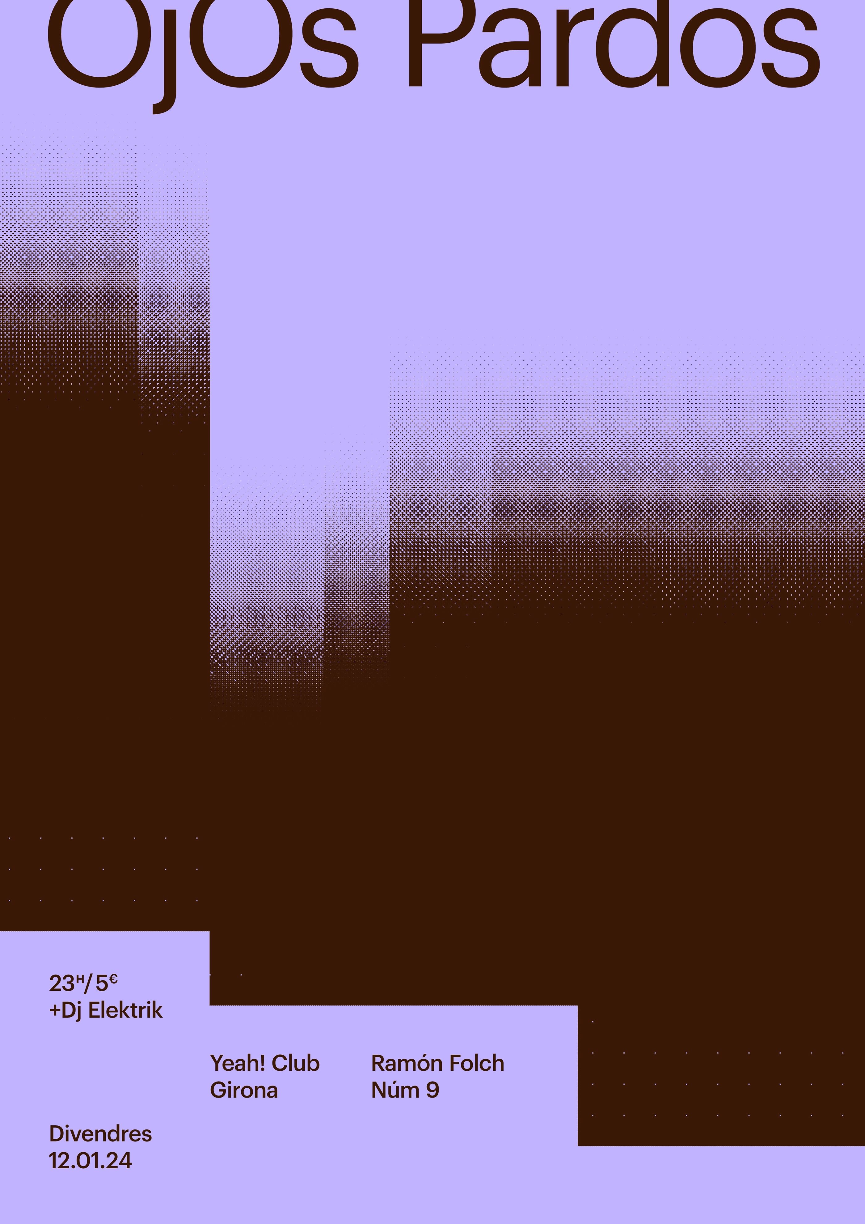 This poster utilizes a sophisticated, moody visual language centered around a vertical gradient that draws the eye. The design employs deep tones and subtle texture to create an atmospheric backdrop for the text, achieving a modern yet dramatic feel.