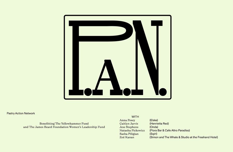 This is a clean, minimalist logo design featuring bold, sans-serif typography for the initials 'PAN' with smaller accompanying text below. The design conveys a sense of professionalism, structure, and understated authority through high contrast.