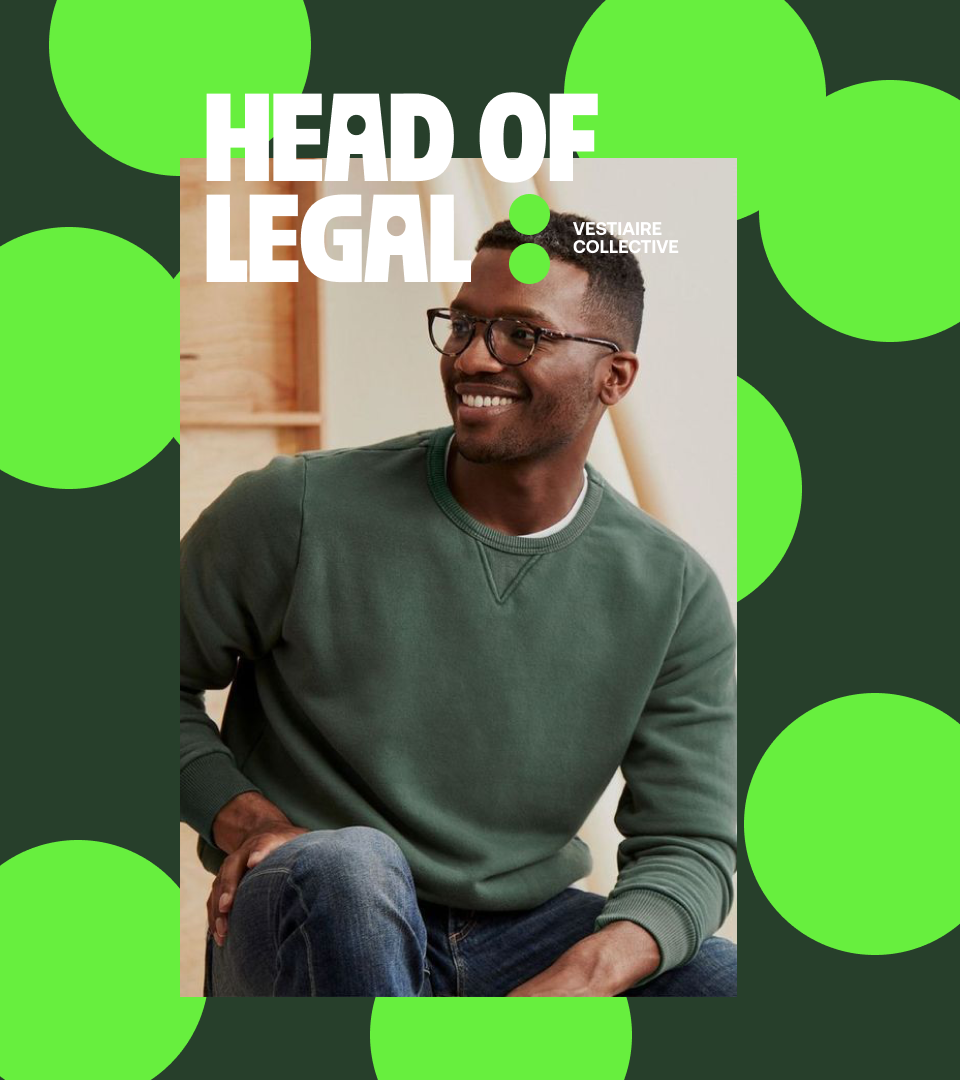 A vibrant, contemporary portrait layout featuring bold geometric circles in neon green against a dark charcoal background. The design combines modern typography with a candid photograph, creating an energetic and approachable professional aesthetic that emphasizes personality and accessibility.