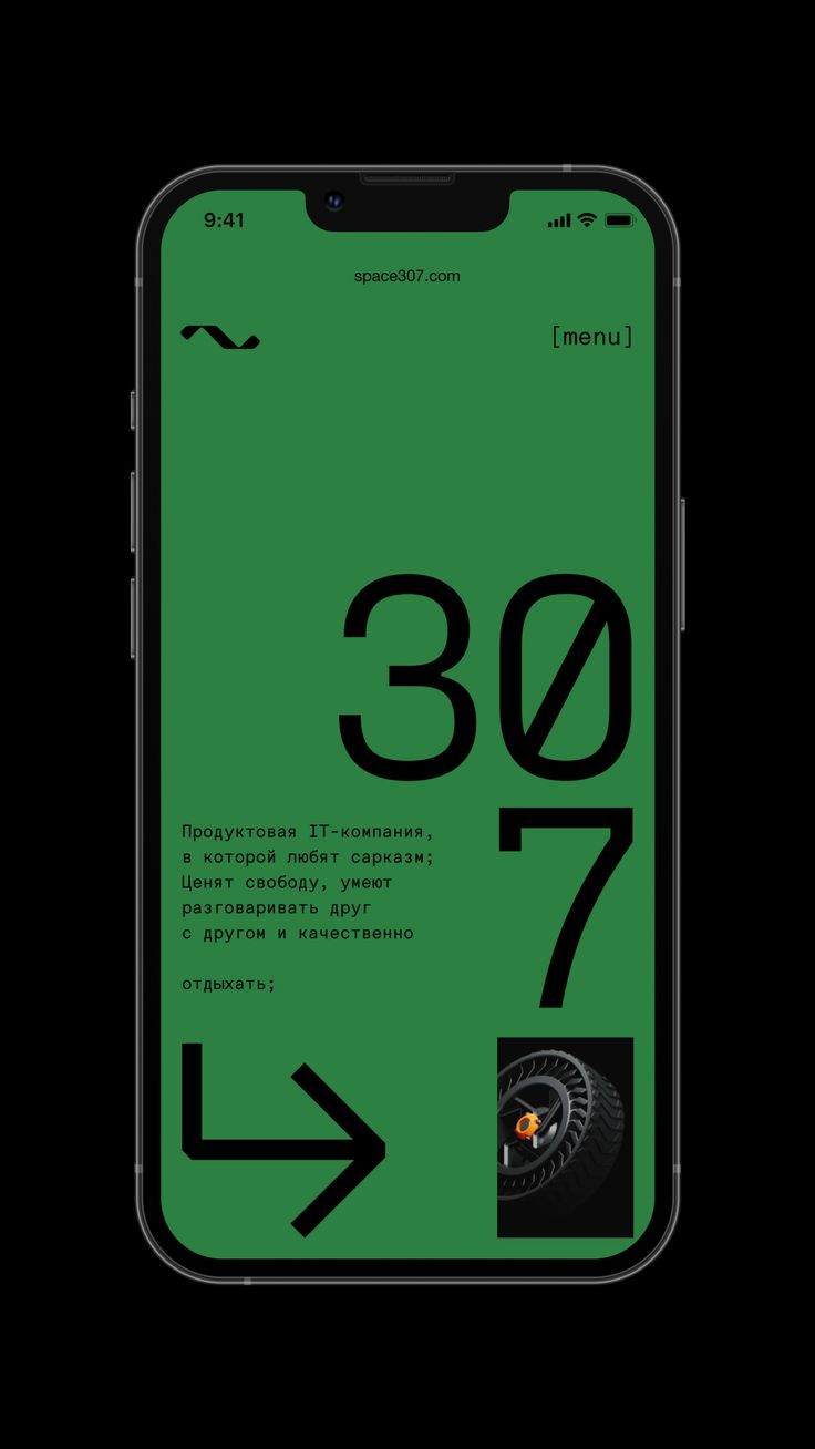 The design features a minimalist, dark-themed mobile interface dominated by a single, vibrant green color. The layout is clean and centered, focusing attention on large numerical typography against a solid background, suggesting a modern and direct user experience.