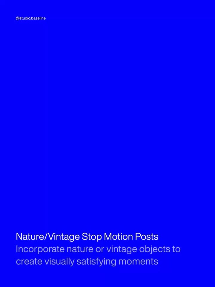 A bold, minimalist design featuring a vibrant electric blue background with clean white typography. The layout emphasizes simplicity and modern aesthetics, with a focus on readability and visual impact through color contrast.