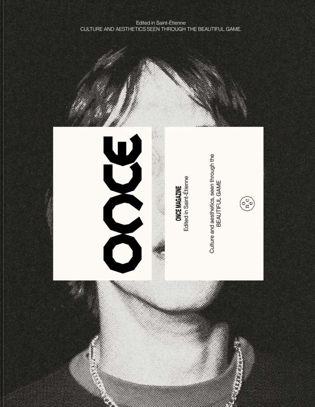 This layout utilizes high-contrast monochrome photography combined with stark, minimalist typography to create a sophisticated and intellectual aesthetic. The visual language relies heavily on negative space and precise alignment, establishing an editorial tone that emphasizes form and conceptual depth.