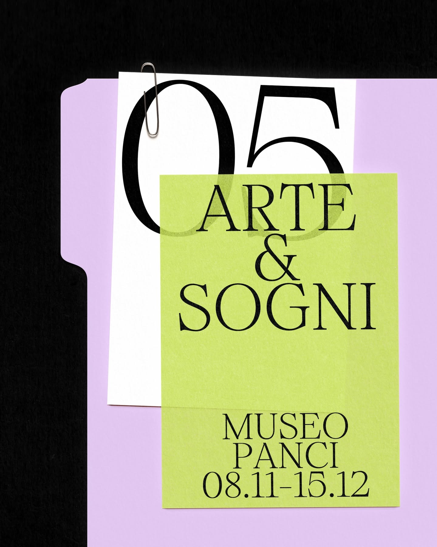 This design utilizes a sophisticated layered approach, combining soft pastel tones with a vibrant chartreuse accent to create visual depth. The composition is clean and modern, relying on strong typography and spatial separation for emphasis.