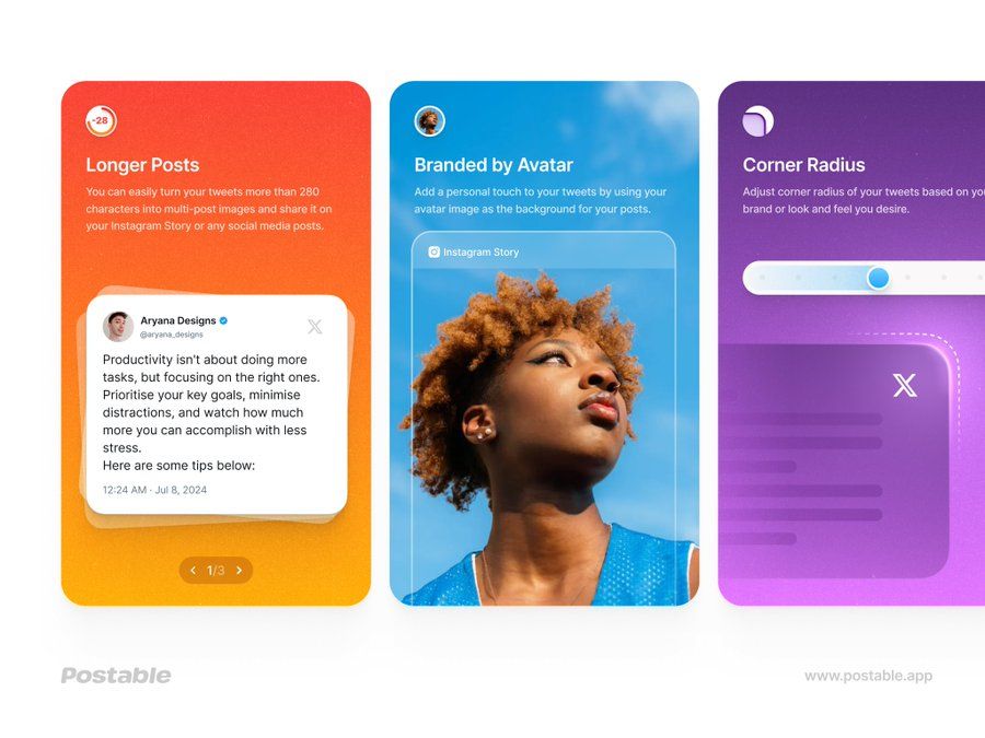 This design showcases modern, modular templates for social media content creation, emphasizing clean lines and soft gradients. The visual language is professional yet approachable, utilizing ample negative space and distinct color blocking to highlight key features.