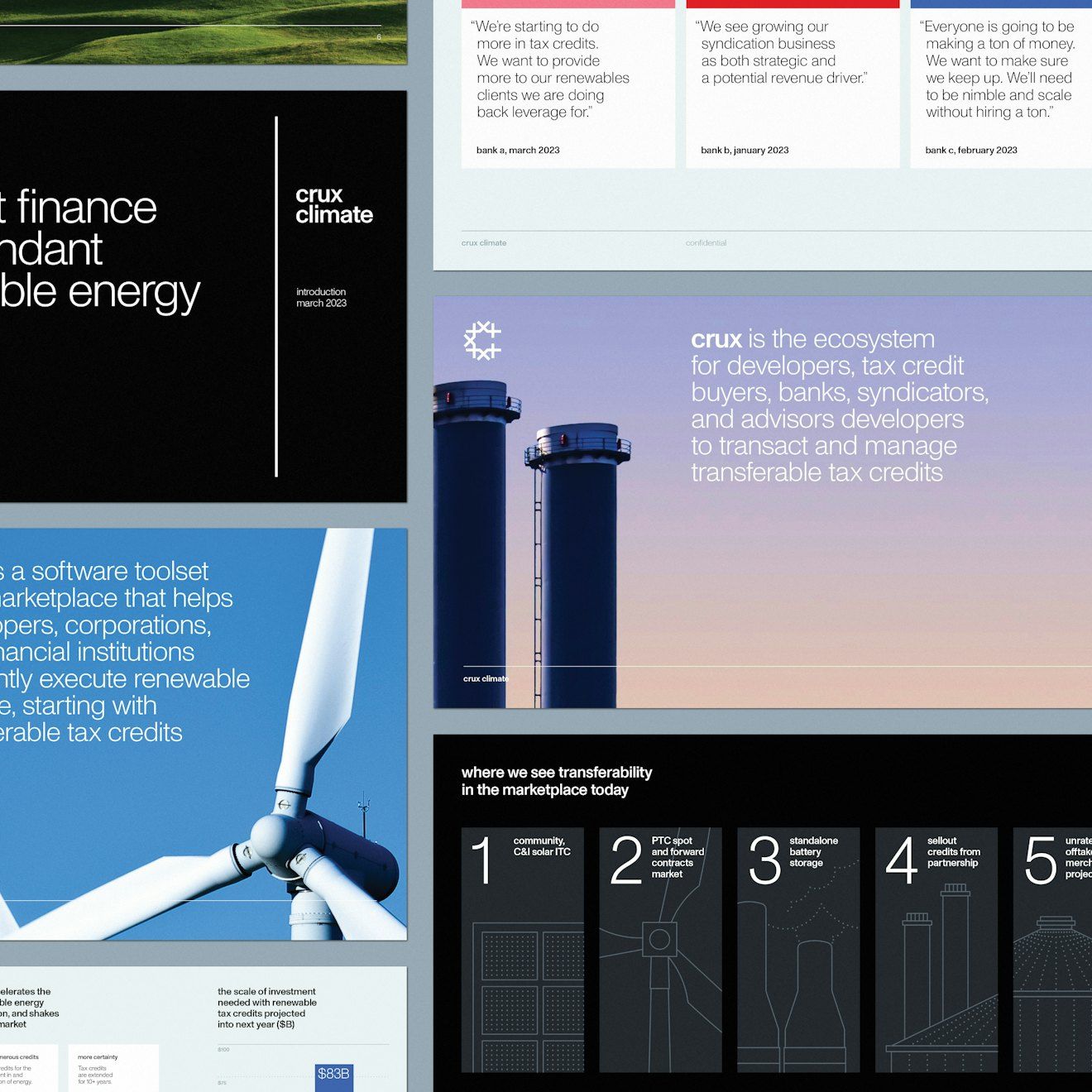 The design is clean, modern, and professional, utilizing a muted color palette with strong geometric elements. It conveys a sense of technical sophistication and trust through clear typography and structured layout.