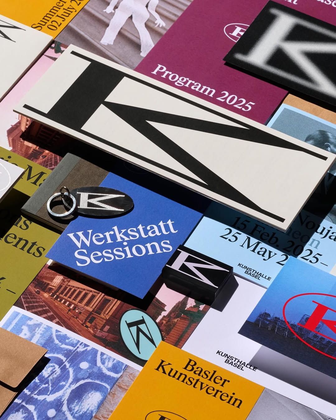 This image is a dense collage of promotional materials, likely for an arts or cultural event, characterized by strong graphic elements and a mix of bold typography and photographic textures. The overall visual language is modern, structured, and professional, using high contrast to create immediate visual impact.