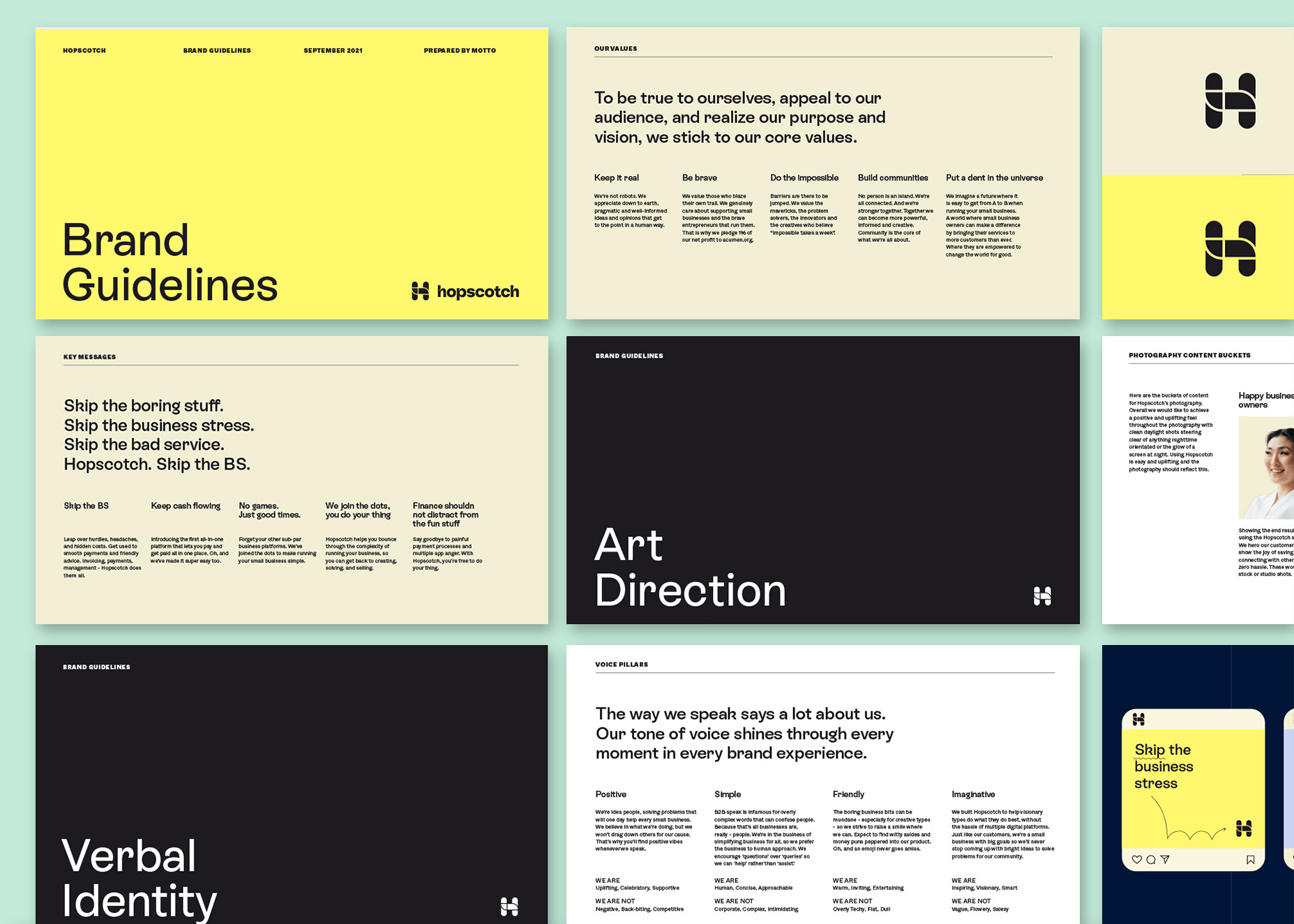 This collection showcases a highly structured and minimalist design system characterized by high contrast and ample white space. The visual language is clean, professional, and emphasizes clarity through strong typographic hierarchy and a restrained color palette. The overall feel is sophisticated, modern, and authoritative.