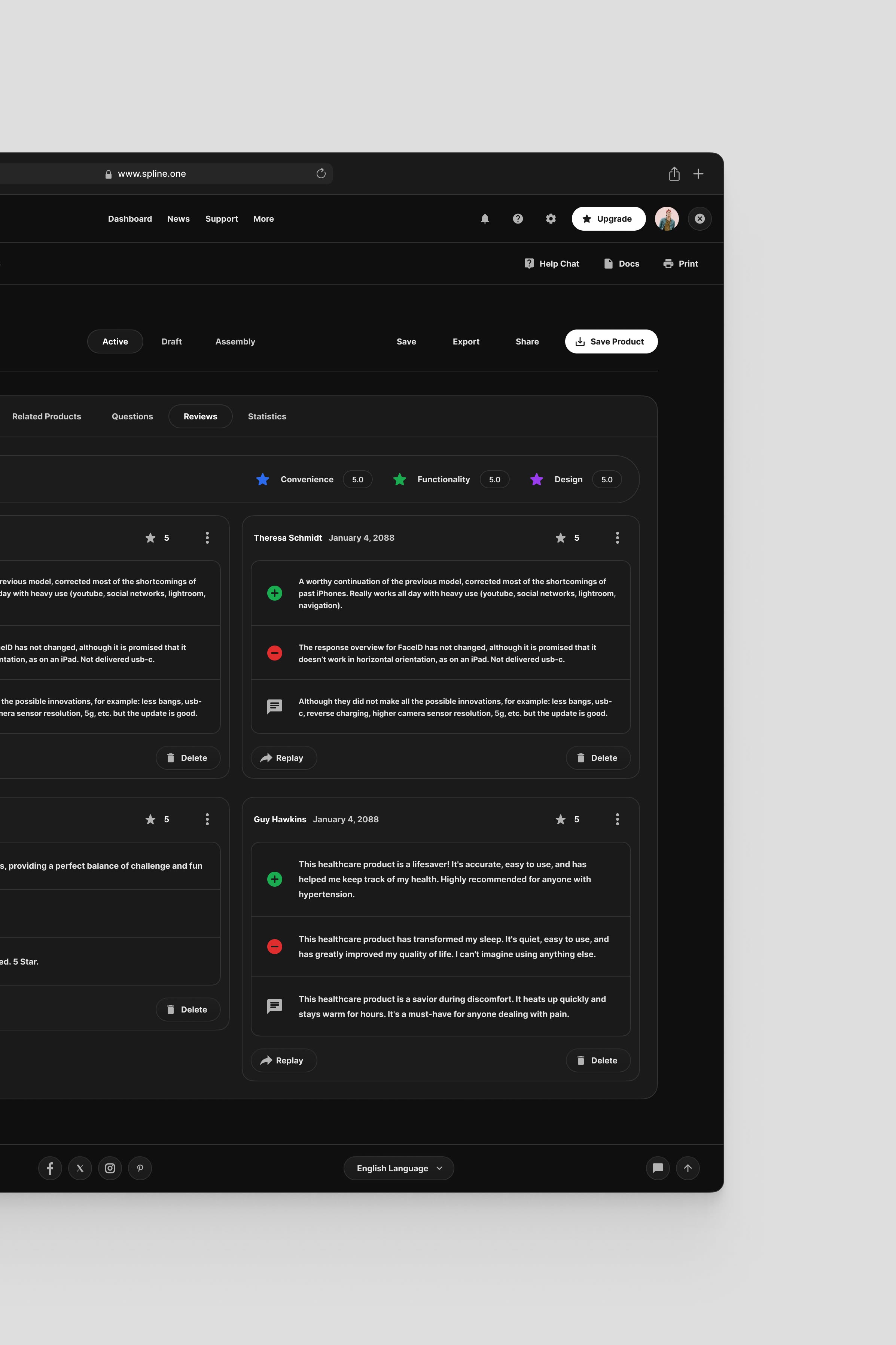 The design exhibits a clean, functional, and highly structured layout dominated by ample white space, which promotes readability. The visual language is straightforward and professional, focusing attention squarely on the textual content and interactive elements.