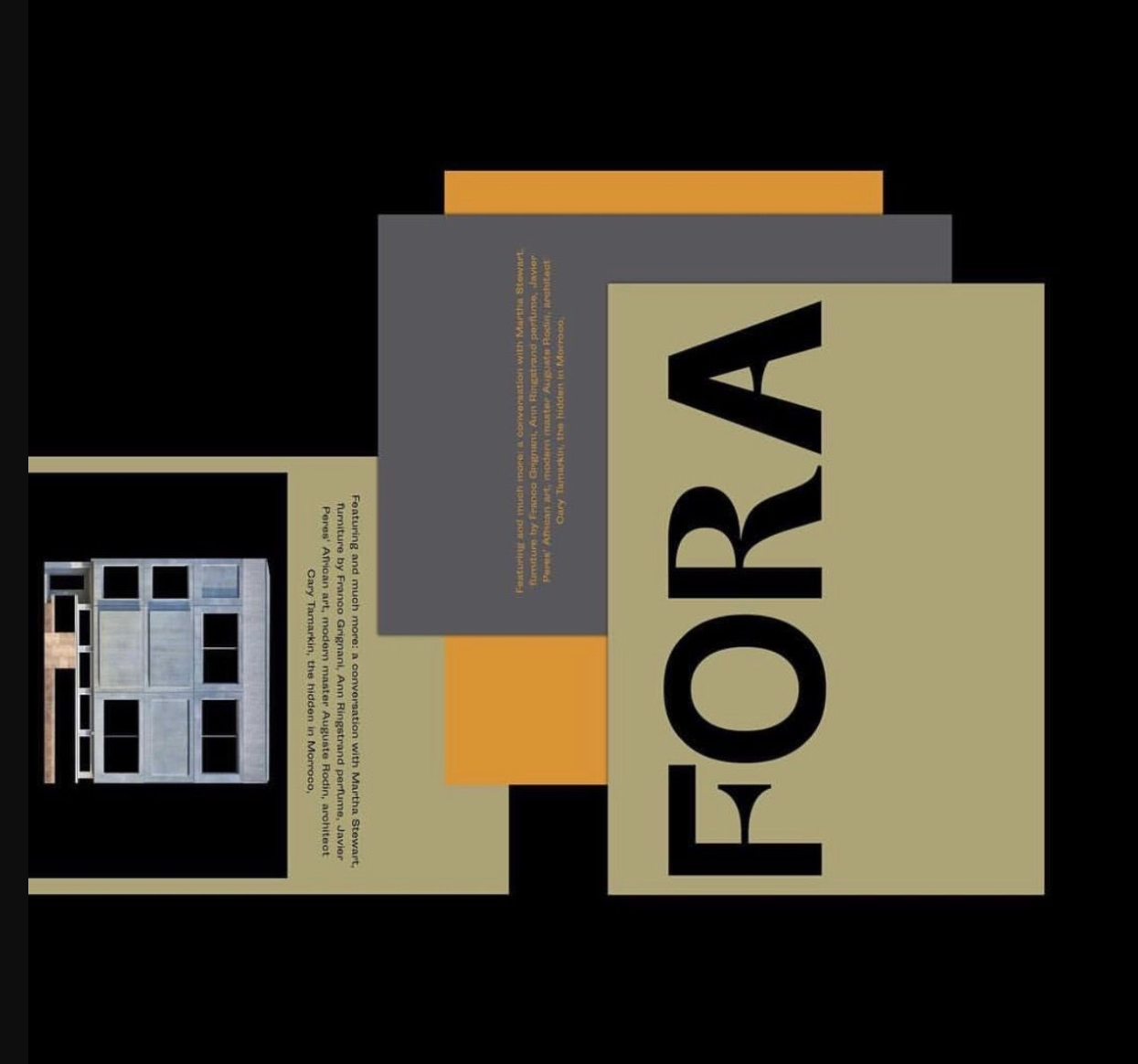 This is a minimalist and sophisticated design composition utilizing a muted, earthy color palette. The layout relies on strong geometric blocks of color and texture to create visual hierarchy and balance.