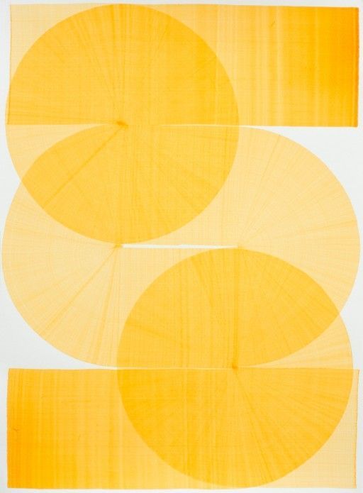 This image features a composition of overlapping, translucent discs or slices, likely derived from a natural material like citrus fruit, creating a layered and organic visual texture. The design relies on subtle variations in tone and transparency to achieve depth and a soft, luminous quality.