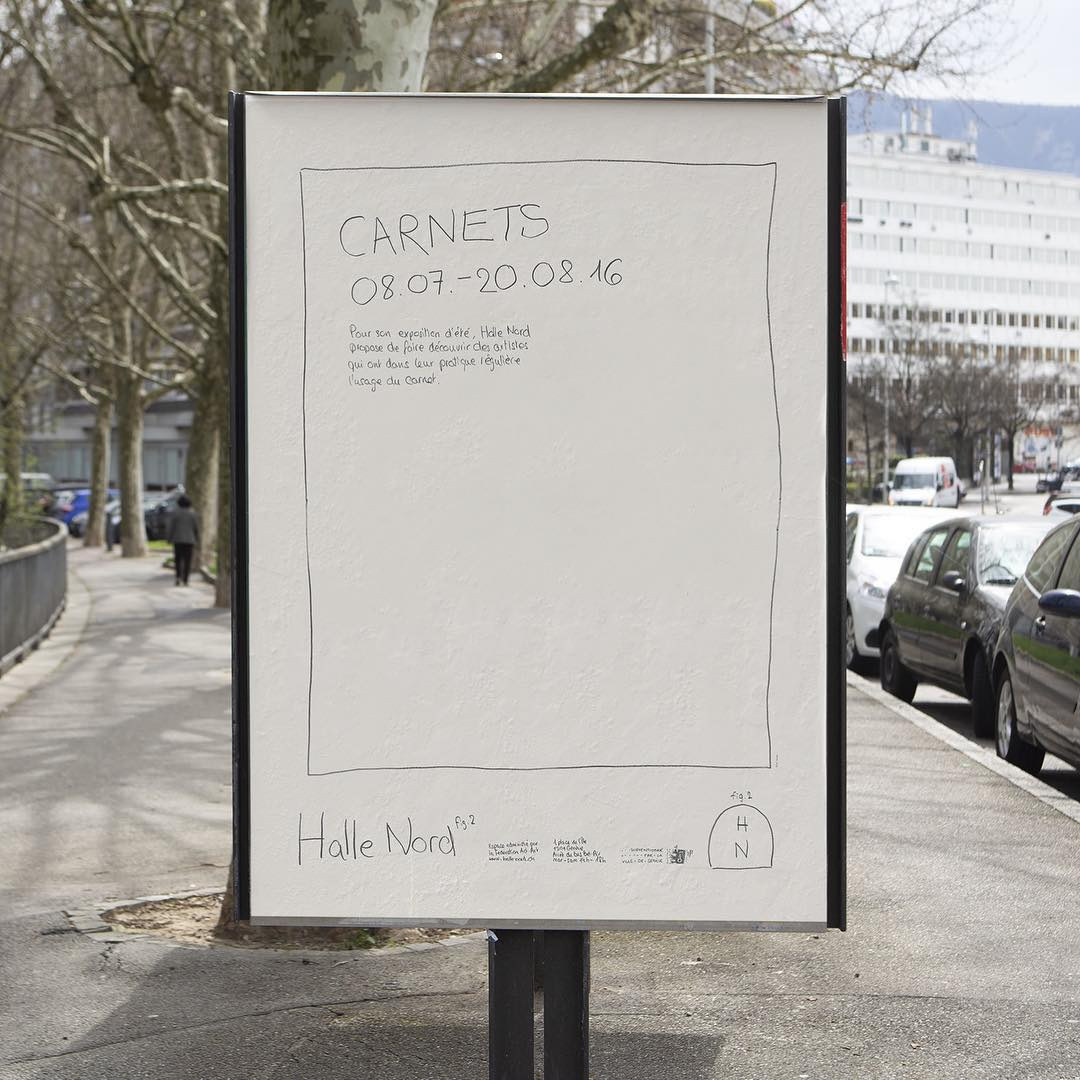 This is a minimalist, informational sign featuring clean lines and ample white space, employing a stark black-on-white contrast. The design is highly functional, prioritizing readability and a modern, institutional aesthetic.