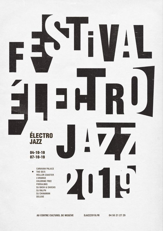 This poster utilizes a stark, high-contrast black and white palette to create a powerful and minimalist aesthetic. The design relies heavily on bold, condensed sans-serif typography stacked vertically to establish a strong visual hierarchy. The overall feel is raw, modern, and urgent, suitable for an underground music event.