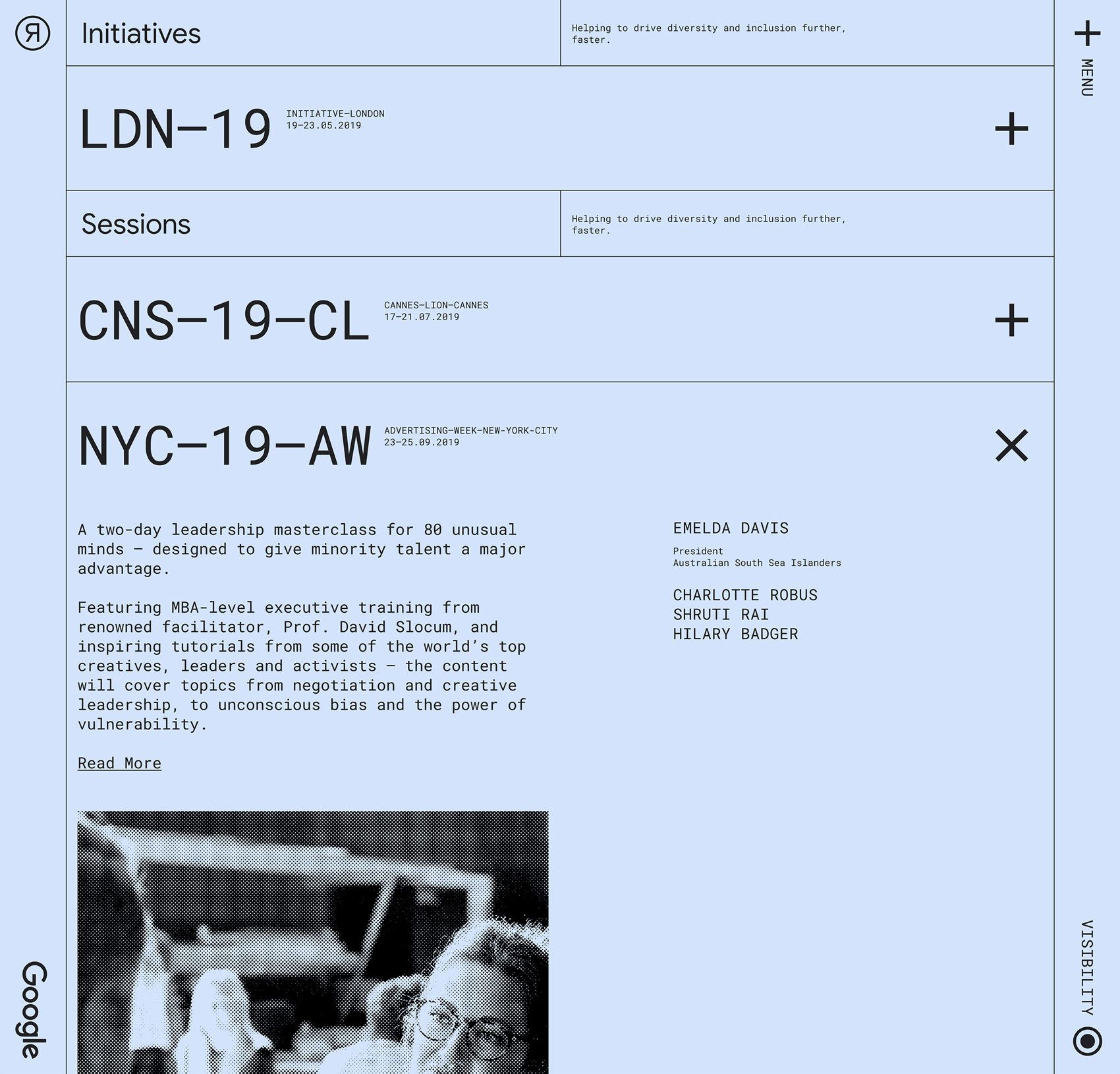 This design utilizes a stark, high-contrast minimalist approach, relying on clean lines and generous negative space to establish a highly organized and professional tone. The visual language is academic and corporate, emphasizing clarity and structure over decorative elements.