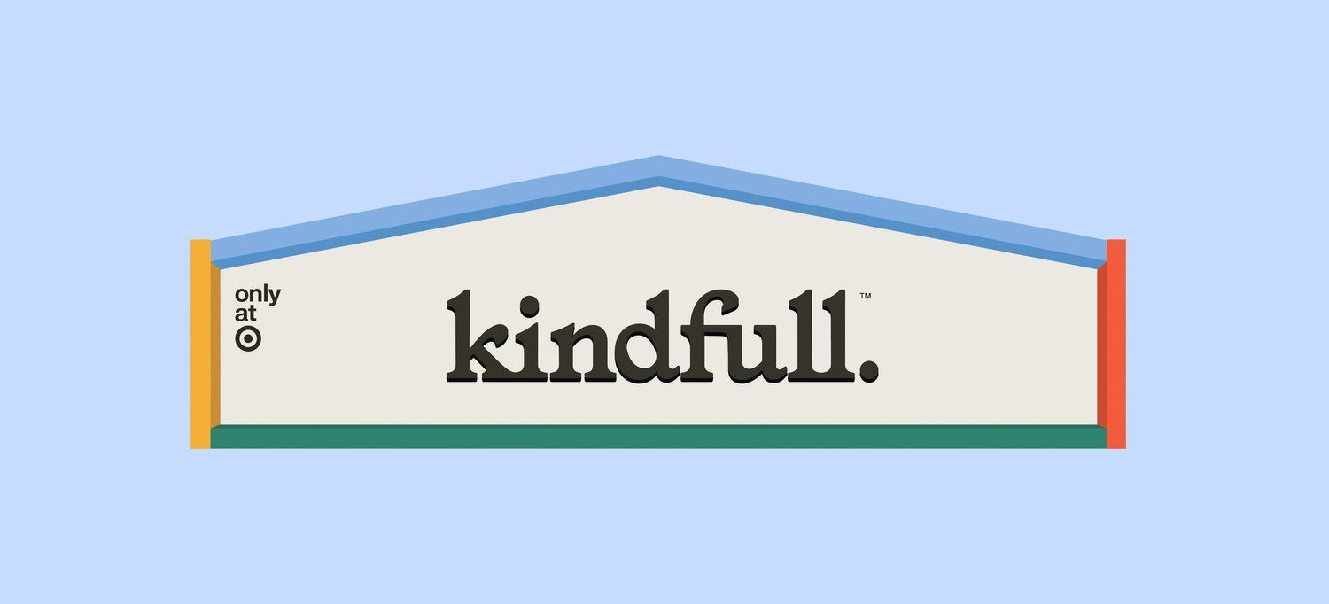 This design employs a minimalist and flat aesthetic, focusing on clear typography and simple geometric shapes to create a clean brand identity. The visual language is friendly and approachable, relying on limited color and straightforward composition.