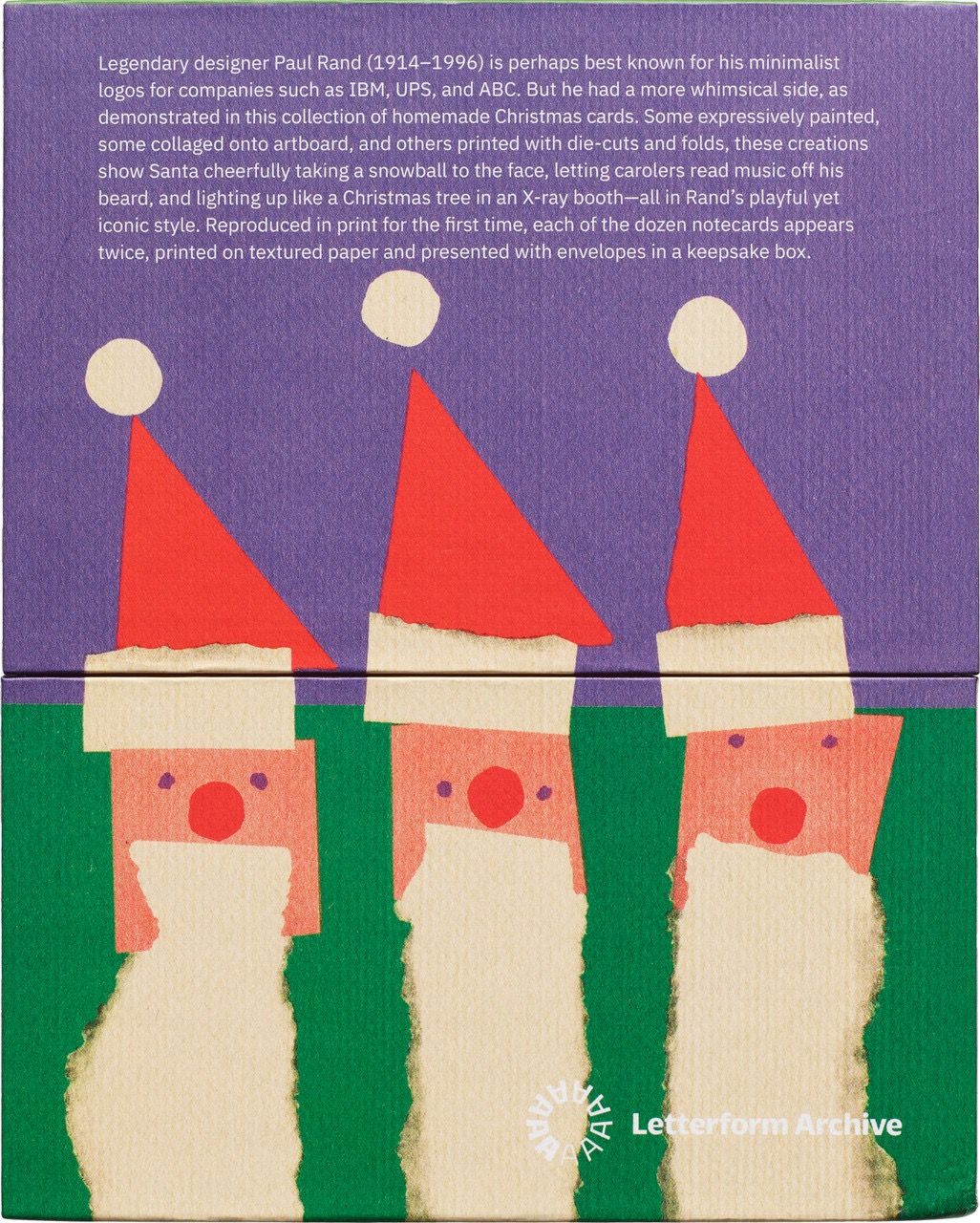 This graphic design utilizes bold, flat colors and simple shapes to create a festive yet minimalist holiday illustration. The visual language is charmingly illustrative, featuring stylized figures against a strong color gradient backdrop. The overall feel is nostalgic and suitable for vintage-inspired seasonal printing.