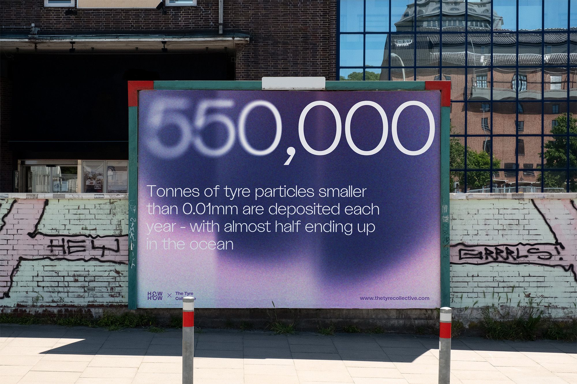 The design is a clear, highly legible informational sign utilizing strong color contrast to highlight statistical data. It employs a clean, modern visual language suitable for public education or scientific reporting, balancing precise numbers with accessible text.