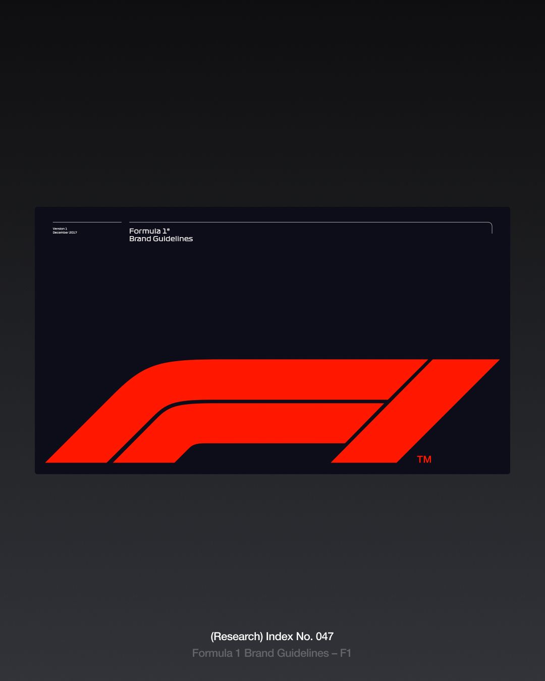 This design employs a high-contrast, minimalist aesthetic dominated by stark black and vibrant red to convey power and speed. The visual language relies on bold geometric shapes and strong negative space to focus attention entirely on the core branding element. The overall feel is aggressive, technical, and highly focused.